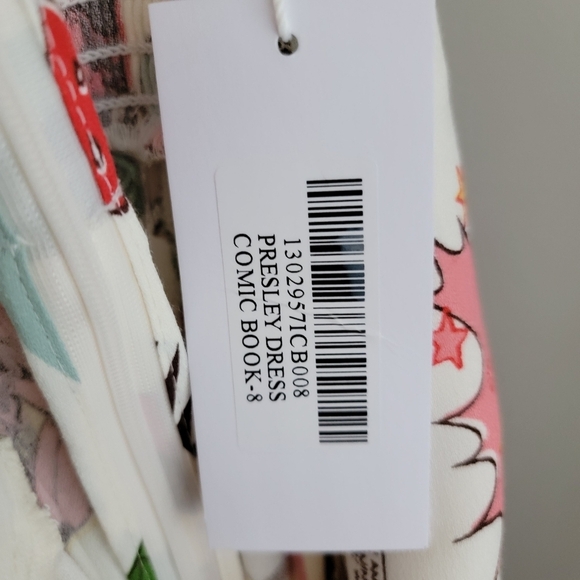 Reformation Presley Dress in Comic Book size 8 NWT - Picture 11 of 11